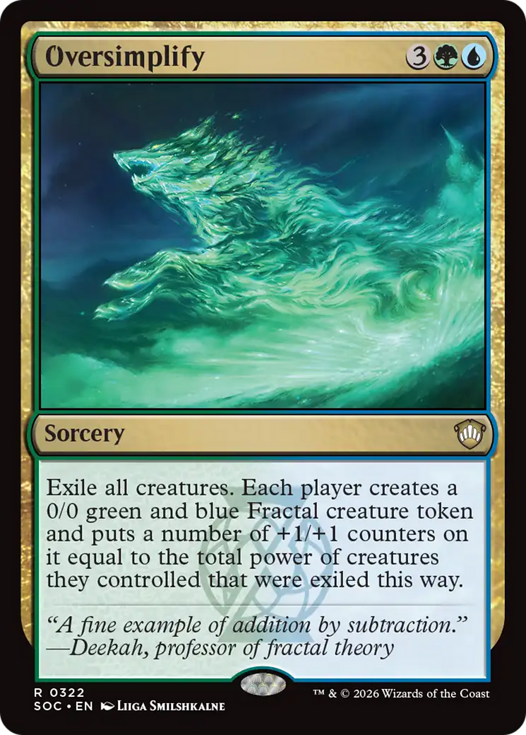 Oversimplify [Secrets of Strixhaven Commander] - The Mythic Store | 24h Order Processing