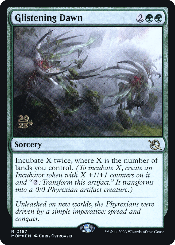 Glistening Dawn [March of the Machine Prerelease Promos] - The Mythic Store | 24h Order Processing
