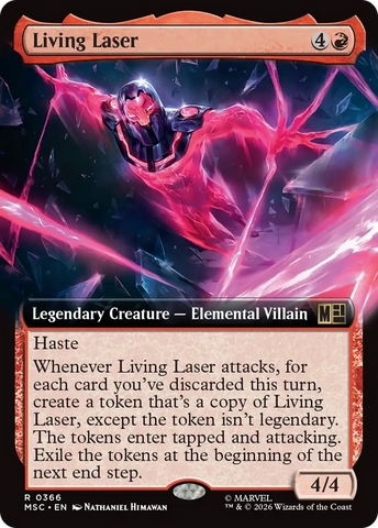 Living Laser (Extended Art) [Marvel Super Heroes Commander] - The Mythic Store | 24h Order Processing