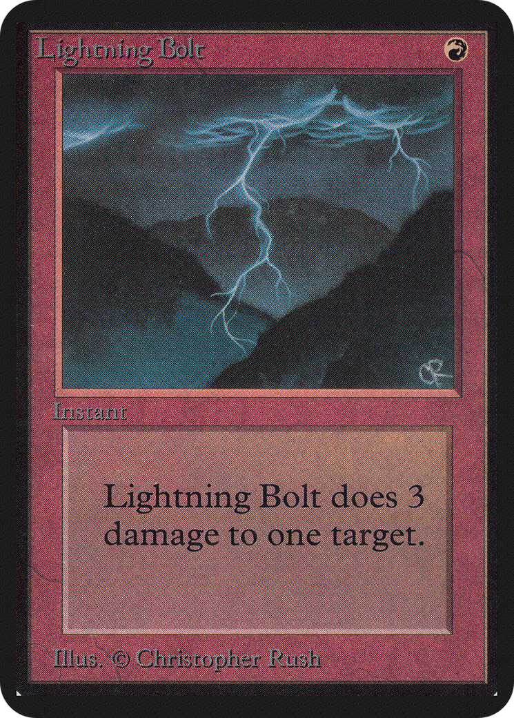 Lightning Bolt [Alpha Edition] - The Mythic Store | 24h Order Processing