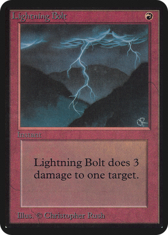 Lightning Bolt [Alpha Edition] - The Mythic Store | 24h Order Processing