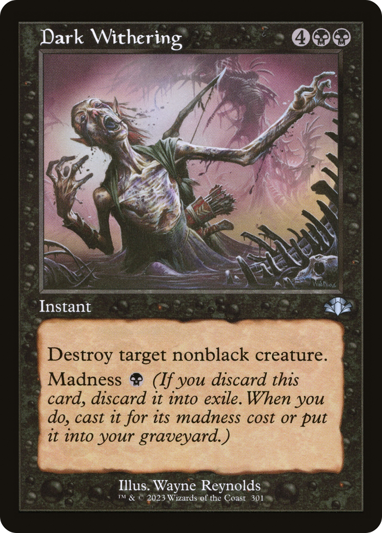 Dark Withering (Retro) [Dominaria Remastered] - The Mythic Store | 24h Order Processing