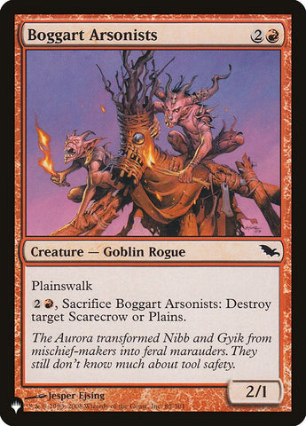 Boggart Arsonists [The List] - The Mythic Store | 24h Order Processing