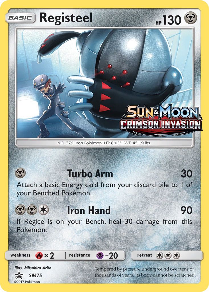 Registeel (SM75) [Sun & Moon: Black Star Promos] - The Mythic Store | 24h Order Processing