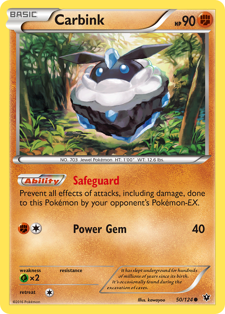 Carbink (50/124) [XY: Fates Collide] - The Mythic Store | 24h Order Processing