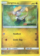 Jangmo-o (75/111) (Cosmos Holo) (EB Games Promo) [Sun & Moon: Crimson Invasion] - The Mythic Store | 24h Order Processing