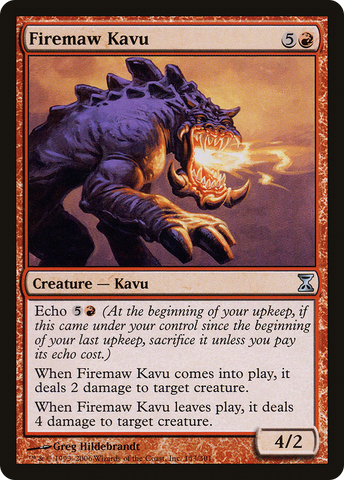 Firemaw Kavu [Time Spiral] - The Mythic Store | 24h Order Processing