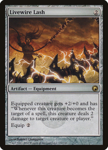 Livewire Lash [Scars of Mirrodin] - The Mythic Store | 24h Order Processing