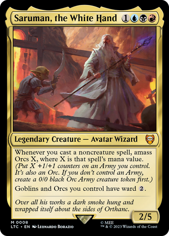 Saruman, the White Hand [The Lord of the Rings: Tales of Middle-Earth Commander] - The Mythic Store | 24h Order Processing