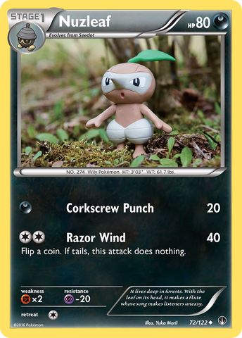 Nuzleaf (72/122) [XY: BREAKpoint] - The Mythic Store | 24h Order Processing