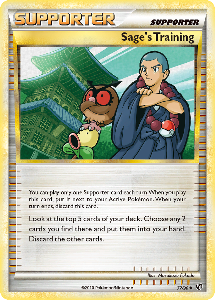 Sage's Training (77/90) [HeartGold & SoulSilver: Undaunted] - The Mythic Store | 24h Order Processing