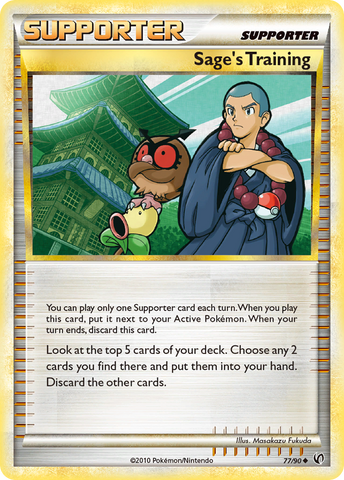Sage's Training (77/90) [HeartGold & SoulSilver: Undaunted] - The Mythic Store | 24h Order Processing