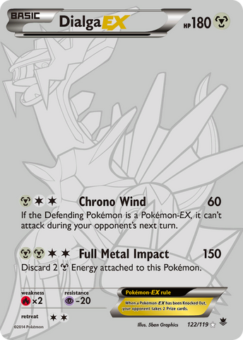 Dialga EX (122/119) [XY: Phantom Forces] - The Mythic Store | 24h Order Processing
