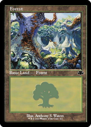 Forest (411) (Retro) [Dominaria Remastered] - The Mythic Store | 24h Order Processing