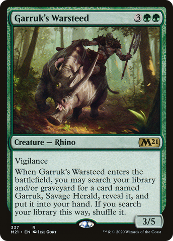 Garruk's Warsteed [Core Set 2021] - The Mythic Store | 24h Order Processing