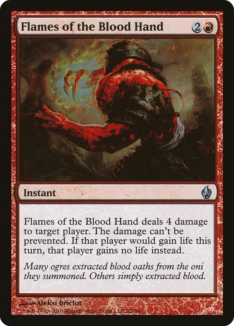 Flames of the Blood Hand [Premium Deck Series: Fire and Lightning] - The Mythic Store | 24h Order Processing