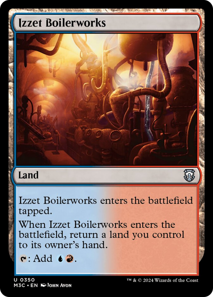 Izzet Boilerworks (Ripple Foil) [Modern Horizons 3 Commander] - The Mythic Store | 24h Order Processing