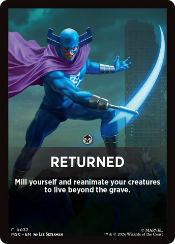 Returned Theme Card [Marvel Super Heroes Commander] - The Mythic Store | 24h Order Processing