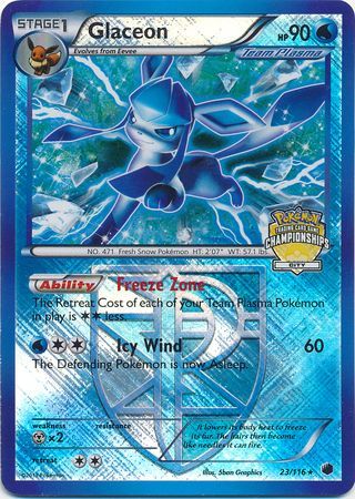 Glaceon (23/116) (City Championship Promo) [Black & White: Plasma Freeze] - The Mythic Store | 24h Order Processing