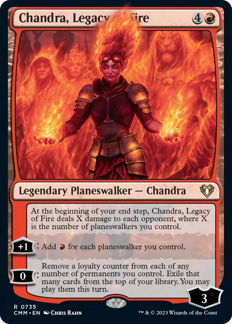 Chandra, Legacy of Fire [Commander Masters] - The Mythic Store | 24h Order Processing