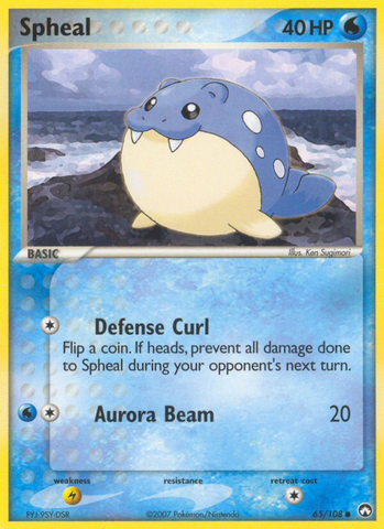Spheal (65/108) [EX: Power Keepers] - The Mythic Store | 24h Order Processing