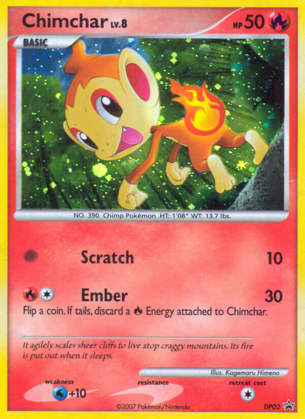 Chimchar (DP02) [Diamond & Pearl: Black Star Promos] - The Mythic Store | 24h Order Processing