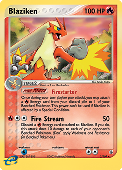 Blaziken (3/109) [EX: Battle Stadium] - The Mythic Store | 24h Order Processing