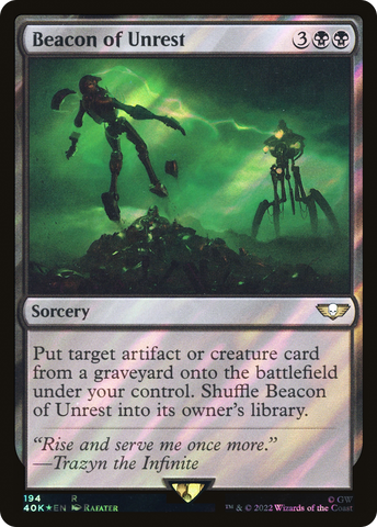 Beacon of Unrest (Surge Foil) [Warhammer 40,000] - The Mythic Store | 24h Order Processing