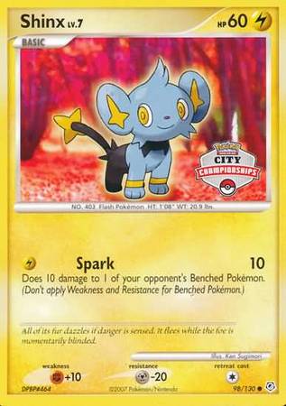 Shinx (98/130) (City Championships Promo) [Nintendo: Black Star Promos] - The Mythic Store | 24h Order Processing