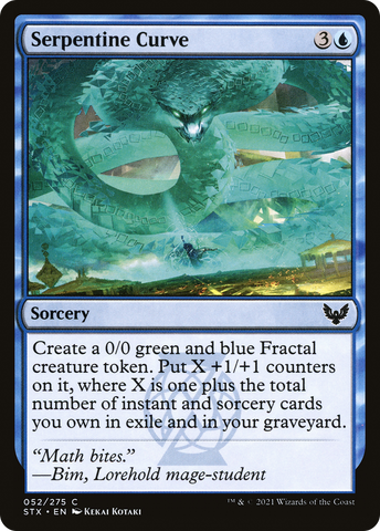 Serpentine Curve [Strixhaven: School of Mages] - The Mythic Store | 24h Order Processing