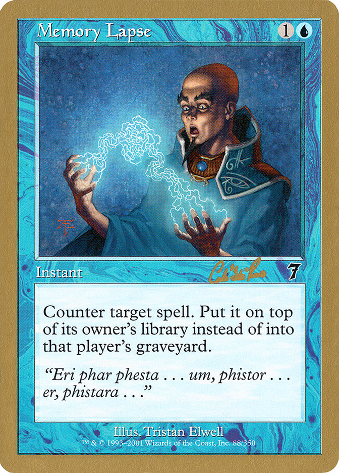 Memory Lapse (Carlos Romao) [World Championship Decks 2002] - The Mythic Store | 24h Order Processing