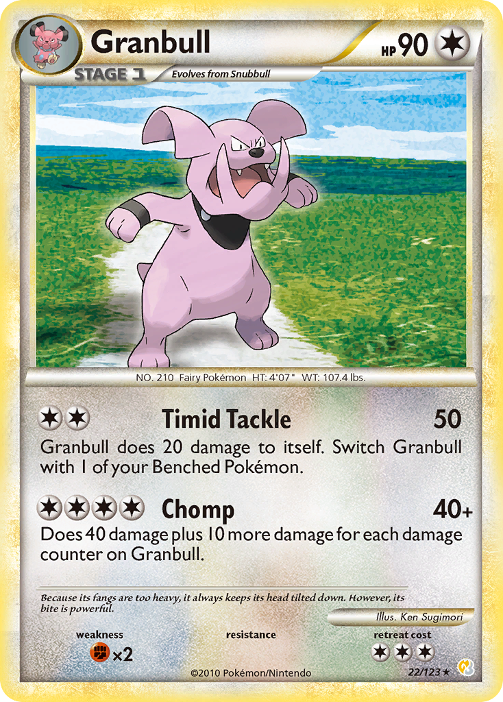 Granbull (22/123) [HeartGold & SoulSilver: Base Set] - The Mythic Store | 24h Order Processing