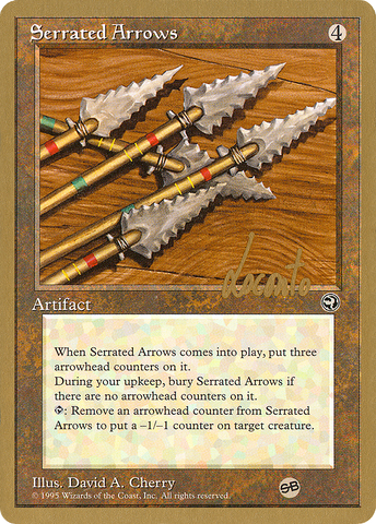 Serrated Arrows (Michael Loconto) (SB) [Pro Tour Collector Set] - The Mythic Store | 24h Order Processing