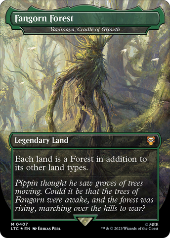 Fangorn Forest - Yavimaya, Cradle of Growth (Surge Foil Realms and Relics) [The Lord of the Rings: Tales of Middle-Earth Commander] - The Mythic Store | 24h Order Processing