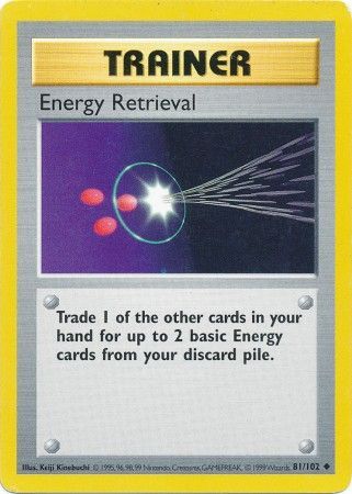 Energy Retrieval (81/102) [Base Set Shadowless Unlimited] - The Mythic Store | 24h Order Processing