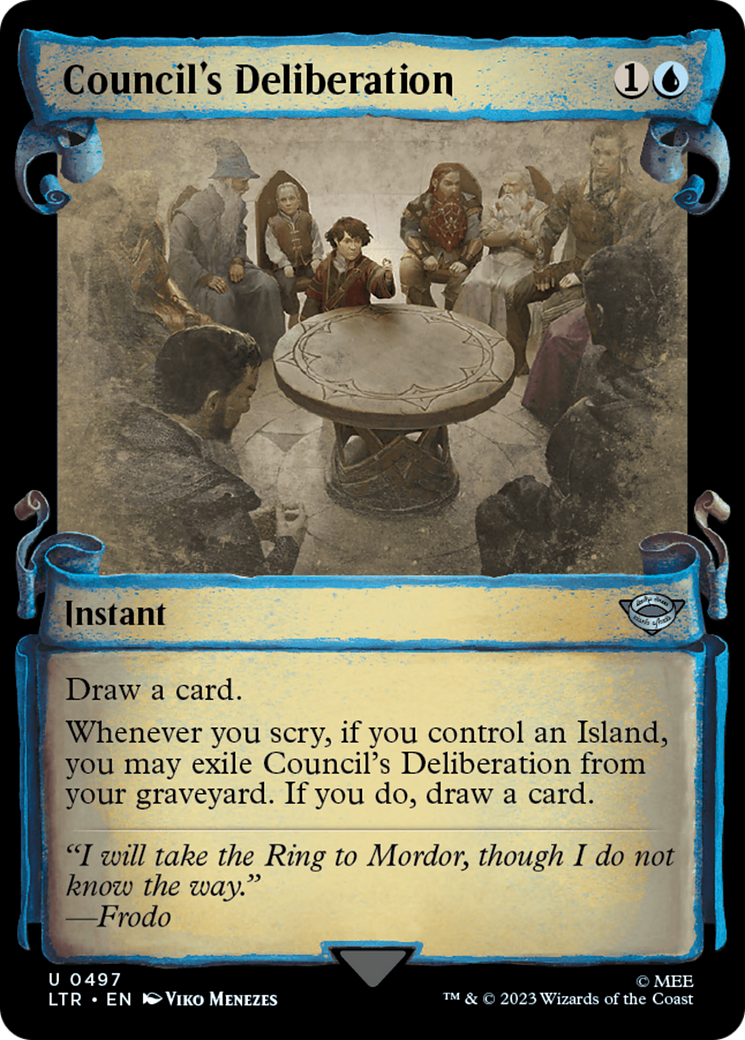 Council's Deliberation [The Lord of the Rings: Tales of Middle-Earth Showcase Scrolls] - The Mythic Store | 24h Order Processing