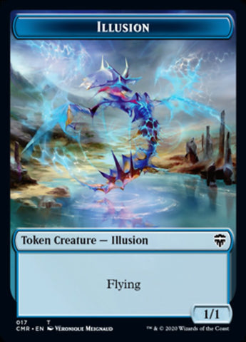 Illusion // Saproling Double-Sided Token [Commander Legends Tokens] - The Mythic Store | 24h Order Processing