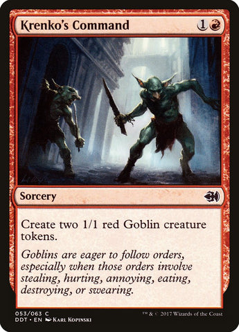 Krenko's Command [Duel Decks: Merfolk vs. Goblins] - The Mythic Store | 24h Order Processing