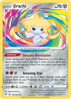 Jirachi (119/185) [Sword & Shield: Vivid Voltage] - The Mythic Store | 24h Order Processing