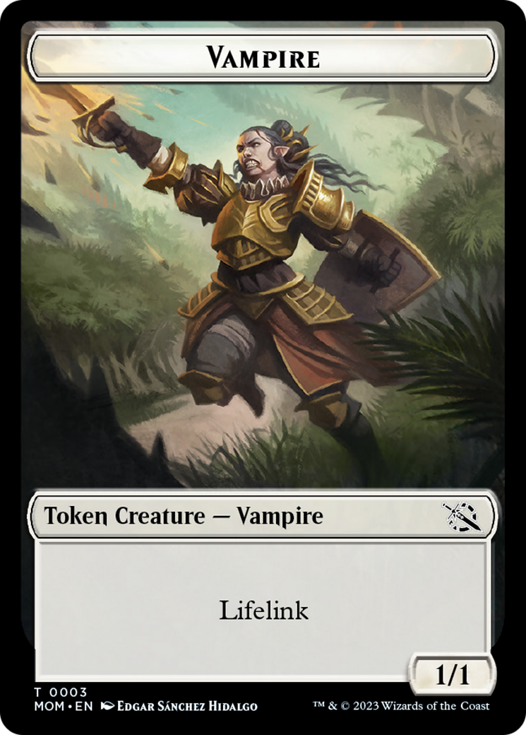 Elemental (9) // Vampire Double-Sided Token [March of the Machine Tokens] - The Mythic Store | 24h Order Processing