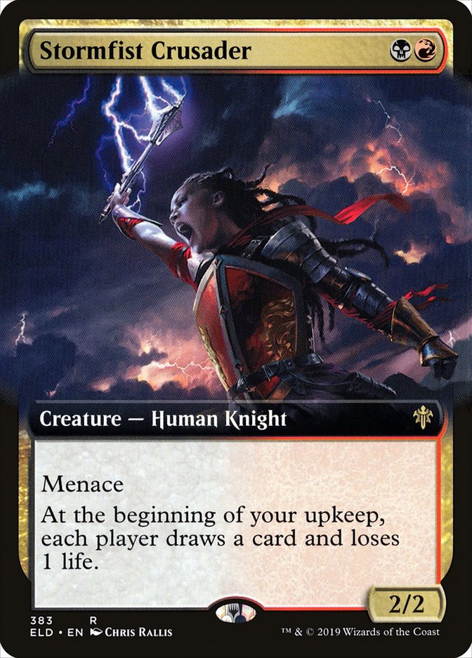 Stormfist Crusader (Extended Art) [Throne of Eldraine] - The Mythic Store | 24h Order Processing