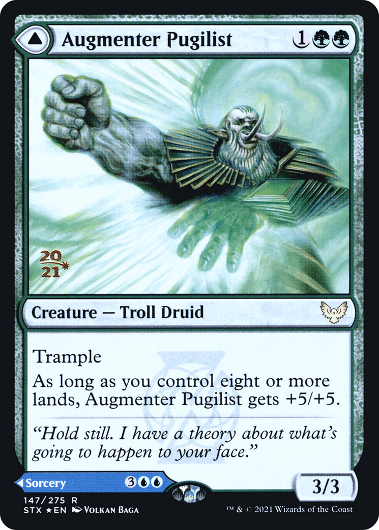 Augmenter Pugilist // Echoing Equation [Strixhaven: School of Mages Prerelease Promos] - The Mythic Store | 24h Order Processing