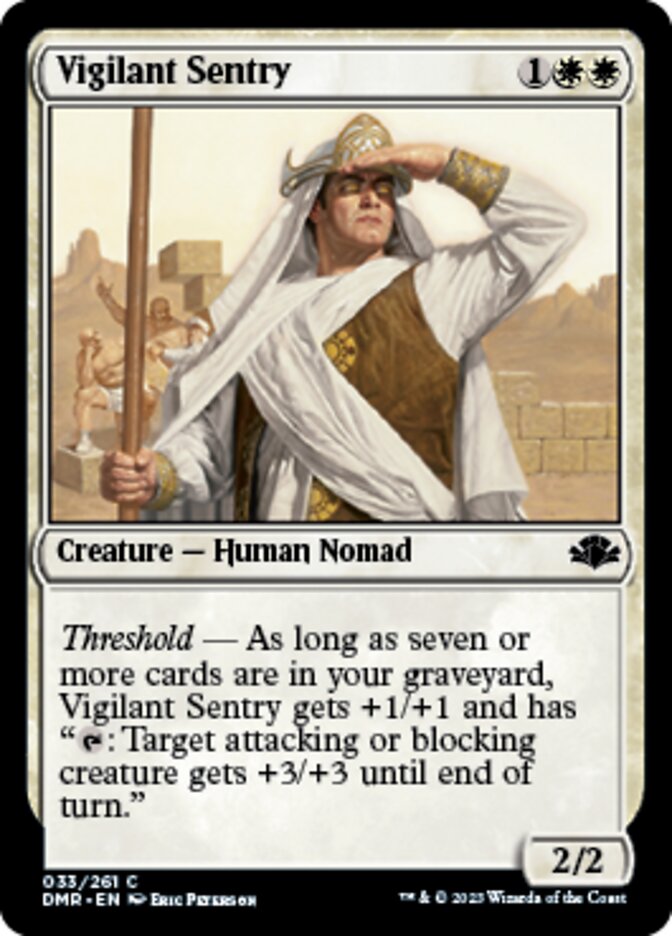Vigilant Sentry [Dominaria Remastered] - The Mythic Store | 24h Order Processing
