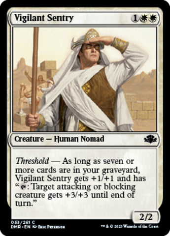 Vigilant Sentry [Dominaria Remastered] - The Mythic Store | 24h Order Processing