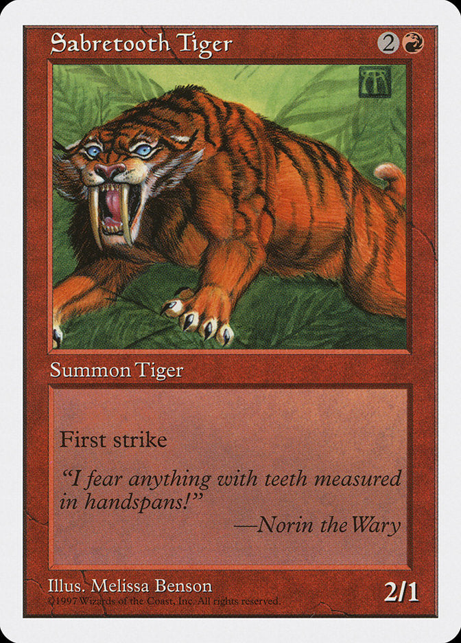 Sabretooth Tiger [Fifth Edition] - The Mythic Store | 24h Order Processing