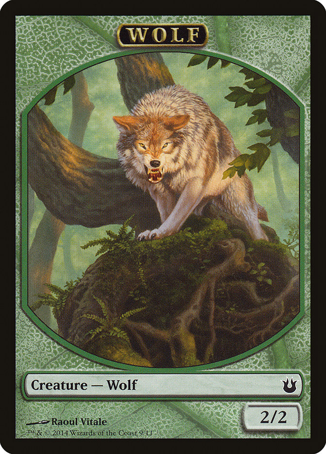 Wolf Token [Born of the Gods Tokens] - The Mythic Store | 24h Order Processing
