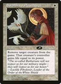 Swords to Plowshares (Oversized) [Oversize Cards] - The Mythic Store | 24h Order Processing
