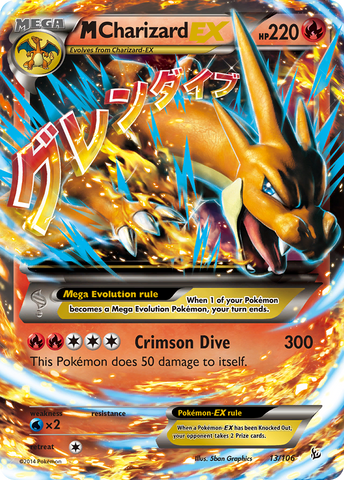 M Charizard EX (13/106) [XY: Flashfire] - The Mythic Store | 24h Order Processing