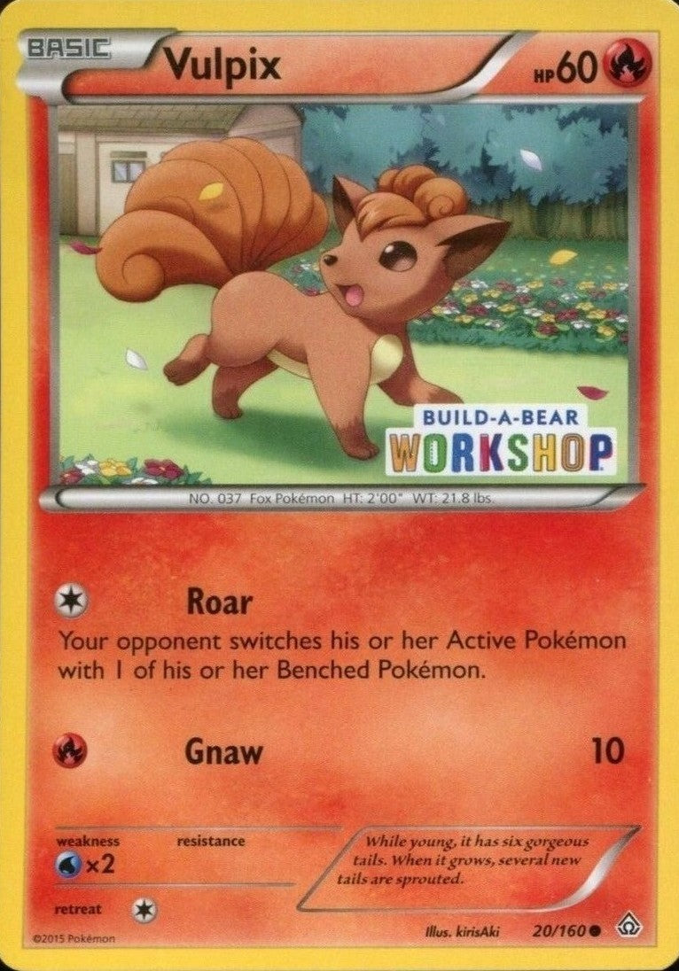 Vulpix (20/160) (Build A Bear Workshop Exclusive) [XY: Primal Clash] - The Mythic Store | 24h Order Processing
