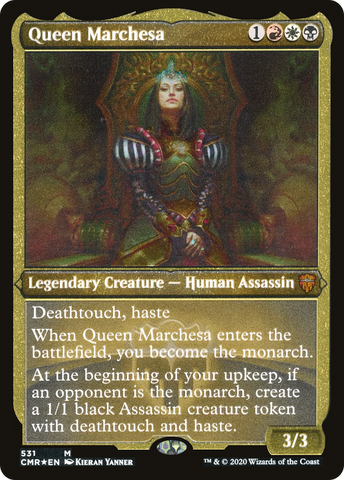 Queen Marchesa (Etched) [Commander Legends] - The Mythic Store | 24h Order Processing